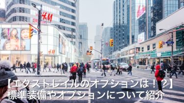 【エクストレイルのオプションは！？】標準装備やオプションについて紹介
